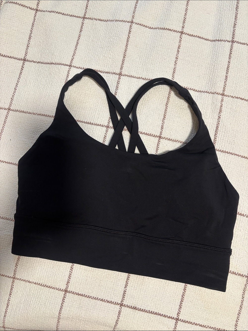 Black Strappy Wireless Sports Bra - Women Intimates & Sleepwear